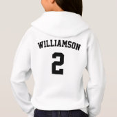 Aangepaste naam van het Basketbalteam, naam en num (Achterkant)