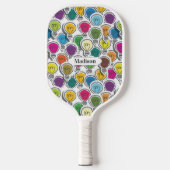Aangepaste naam van het lantaarnpatroon pickleball paddle (Voorkant)