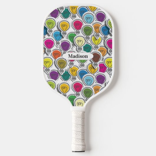 Aangepaste naam van het lantaarnpatroon pickleball paddle (Voorkant)
