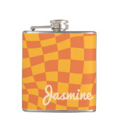 Aangepaste naam van het Oranje gevarieerde control Heupfles (Voorkant)