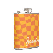 Aangepaste naam van het Oranje gevarieerde control Heupfles (Rechts)