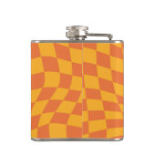 Aangepaste naam van het Oranje gevarieerde control Heupfles (Achterkant)