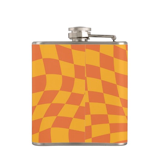 Aangepaste naam van het Oranje gevarieerde control Heupfles (Achterkant)