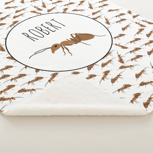 Aangepaste naam van het patroon bevestigen Kinder Sherpa Deken (3/4)