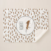 Aangepaste naam van het patroon bevestigen Kinder Sherpa Deken (Voorkant (horizontaal))