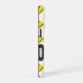 Aangepaste naam van het Softball-patroon bevestige iPhone 16 Hoesje (Rechterkant)