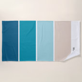 Aangepaste naam van kleurvoorbeeld strandlaken (Voorkant)