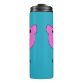 Aangepaste naam van Mad Pig tumbler Thermosbeker (Voorkant)