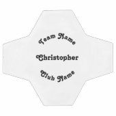 Aangepaste naam van Monogram Player Team Coach Clu Voetbal (Enkel)