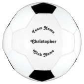 Aangepaste naam van Monogram Player Team Coach Clu Voetbal (Voorkant)