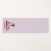 Aangepaste naam van pilotenbadass-werkout Kitty Ca Yogamat (Voorkant (horizontaal))