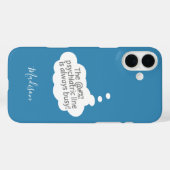 Aangepaste naam van psychiatrische lijn en telefoo Case-Mate iPhone case (Achterkant (horizontaal))