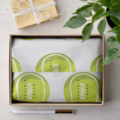 Aangepaste naam van Tennis Ball Birthday Party Tissuepapier (Geschenk)