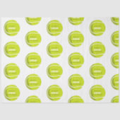 Aangepaste naam van Tennis Ball Birthday Party Tissuepapier (Voorkant)