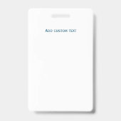 Aangepaste naam van toeristische gids fotonaam taa badge (Achterkant)