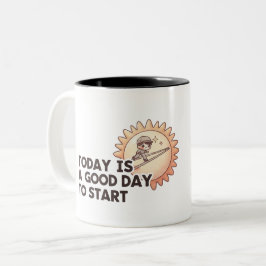 Aangepaste naam Vandaag is een goede dag om mok te