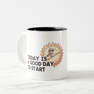Aangepaste naam Vandaag is een goede dag om mok te