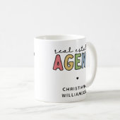 Aangepaste naam vastgoedmakelaar | Geschenken voor Koffiemok (Voorkant rechts)