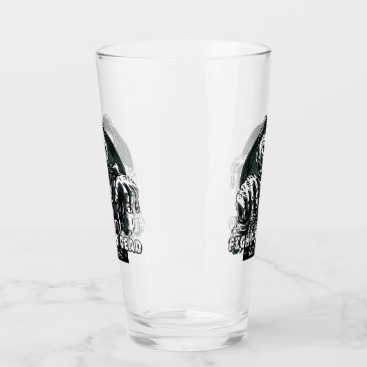 Aangepaste naam: "Vecht de dood" Zombie-glas Glas (Links)