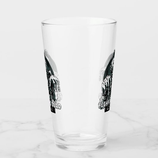 Aangepaste naam: "Vecht de dood" Zombie-glas Glas (Rechts)