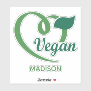 Aangepaste naam Vegan Labels