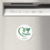 Aangepaste naam Vegan Magneet (Insitu (Vaatwasser))