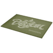 Aangepaste Naam Vegan Snijplank (Hoek)