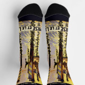 Aangepaste naam Venice (Venise) Vintage Travel Sokken (Top)