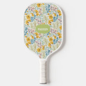 Aangepaste naam ventilatorillustratie pickleball paddle (Voorkant)