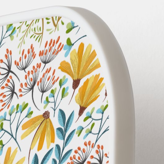 Aangepaste naam ventilatorillustratie pickleball paddle (Links Detail)