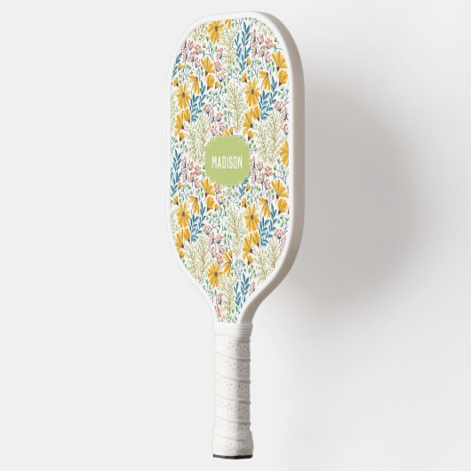 Aangepaste naam ventilatorillustratie pickleball paddle (Links)