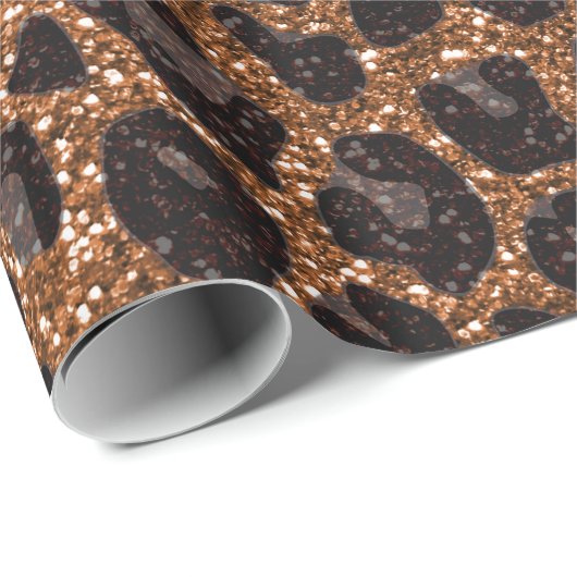 Aangepaste naam verbrand goudglittersplaat cadeaupapier (Rol Hoek)