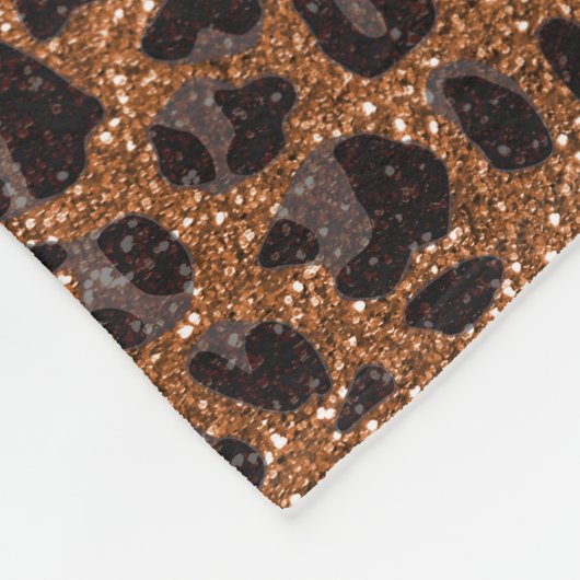 Aangepaste naam verbrand goudglittersplaat fleece deken (Hoek)