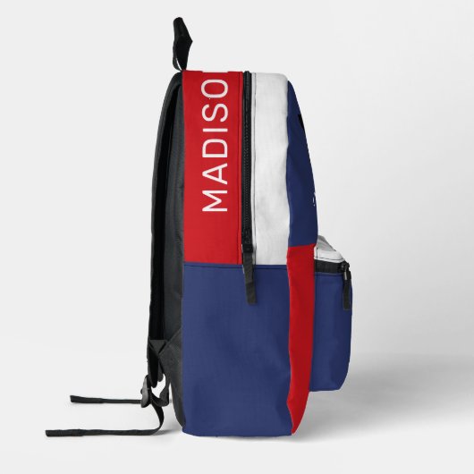 Aangepaste naam Verenigd Koninkrijk Bedrukte Rugzak (Links)