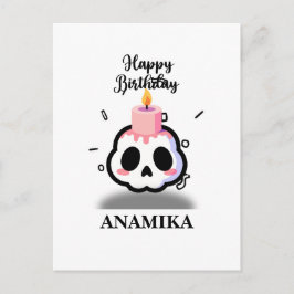 Aangepaste naam Verjaardag Briefkaart