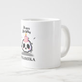 Aangepaste naam verjaardag grote koffiekop (Voorkant rechts)