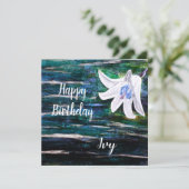 Aangepaste naam Verjaardag Kaart (Staand voorkant)