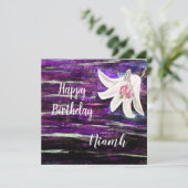 Aangepaste Naam Verjaardag Kaart (Staand voorkant)
