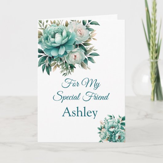 Aangepaste Naam Verjaardag Kaart (Voorkant)