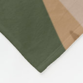 Aangepaste naam verjaardag moderne schattige water fleece deken (Hoek)