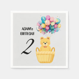 aangepaste naam verjaardag servet