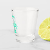 Aangepaste naam verjaardagsgroep feest shot glas (Rechts)