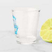 Aangepaste Naam Verjaardagsploeg Feest Shot Glas (Rechts)