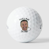 Aangepaste Naam Verloren Golfbal - Grappige Foto G Golfballen (Voorkant)