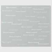 Aangepaste naam verpakkings-patroon cadeaupapier (Vlak)