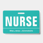 Aangepaste naam verpleegster badge (Voorzijde)