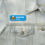 Aangepaste naam verpleegster label eenvoudig lief naamplaatje (In situ)