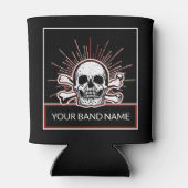 Aangepaste naam Verzogen Botten Rol Punk Blikjeskoeler (Achterkant)