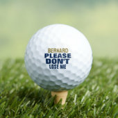 Aangepaste naam Vet Typografie Grappig Verloren Go Golfballen (Insitu Shirt)