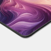 Aangepaste naam Vibrant Paarse gegoten verffect Bureaumat (Hoek)
